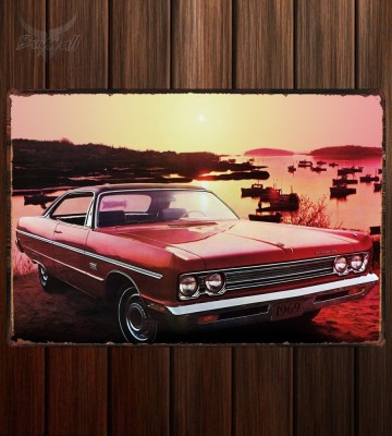 Металлическая табличка Plymouth Fury III 2-door Hardtop